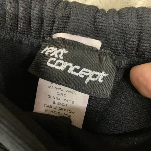 Next Concept Girls 5 Skort Black Short Mini Vintage Y2K Stretch Pull On - Picture 7 of 16